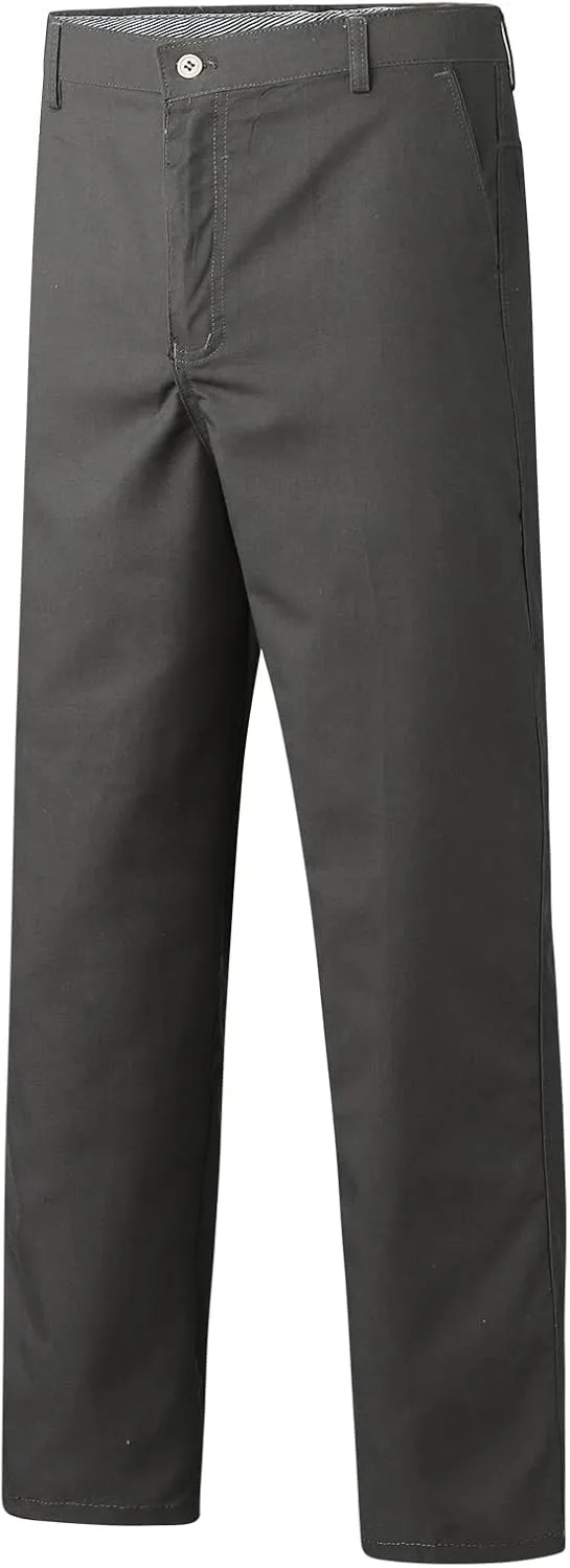 Mens Slim Fit & Classic Fit Pants for Men Classic Fit Stretch Chino Pant Formal Dress Pants