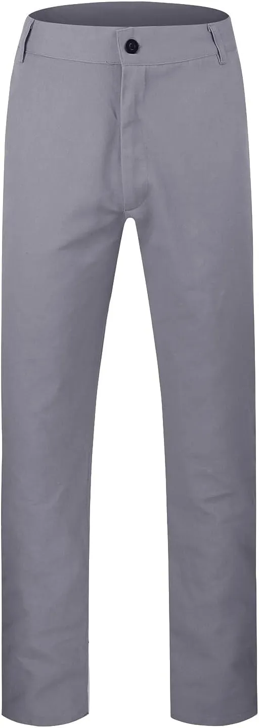 Mens Solid Color Tight Leisure Pants Mid Waist Multi Pockets Tactical Business Trouser Dressy Casual Outdoor Versatile Pants