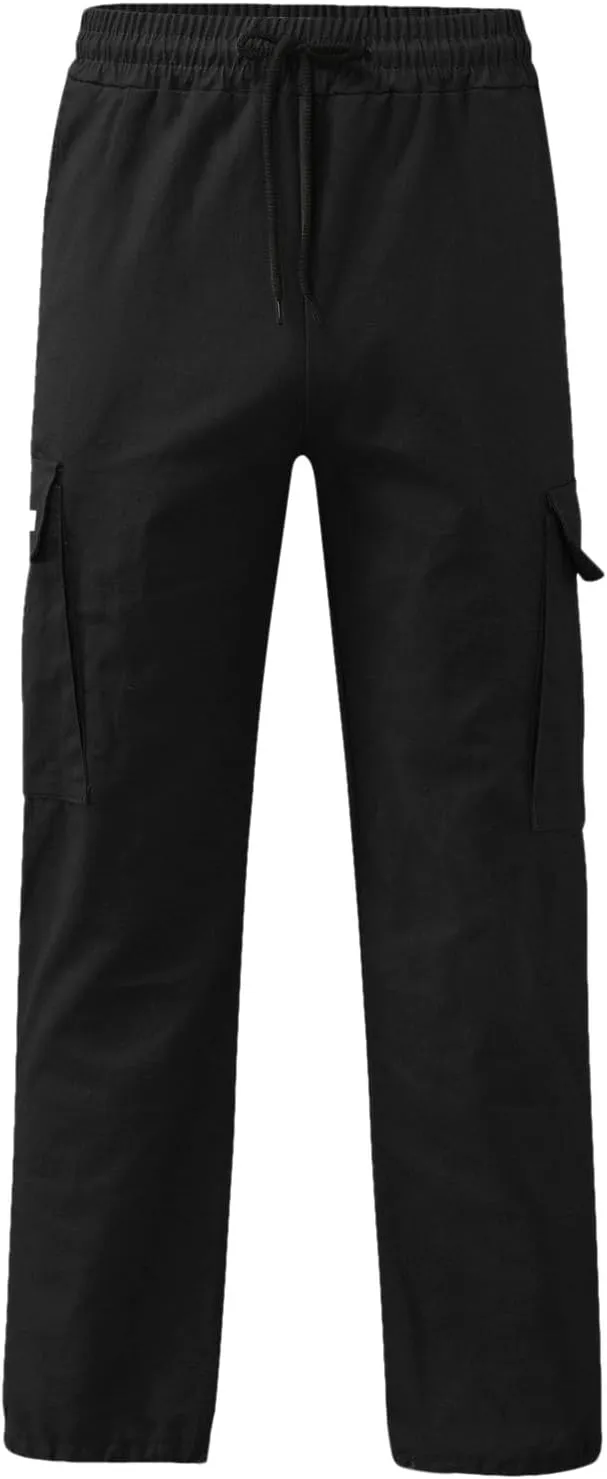Mens Stretch Work Pants Regular fit with Multi Pocket Quick Dry Summer Sport Pants for Men Daily and Cargo wear
