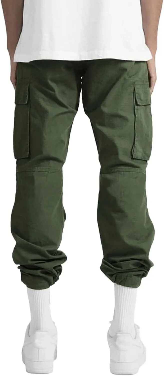 Mens Stretch Work Pants Regular fit with Multi Pocket Quick Dry Summer Sport Pants for Men Daily and Cargo wear