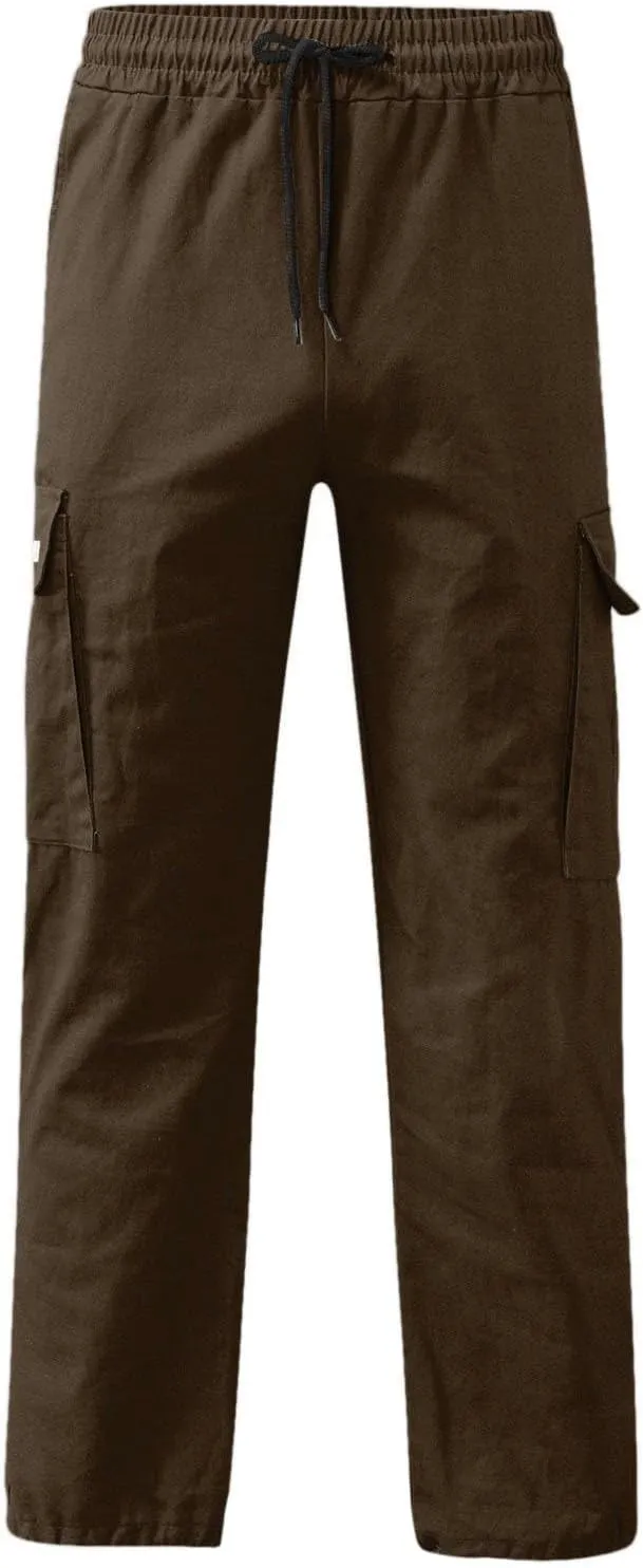 Mens Stretch Work Pants Regular fit with Multi Pocket Quick Dry Summer Sport Pants for Men Daily and Cargo wear