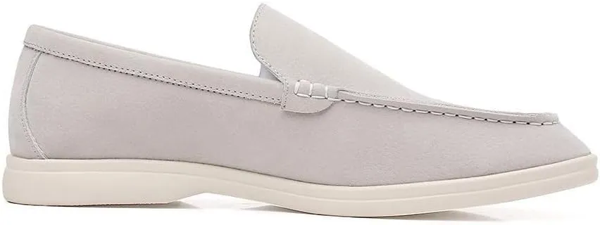 Men's Suede Loafers Slip-On Casual Dress Shoes Lightweight Walking Moccasins with Comfort Sole for Office Work Daily Travel