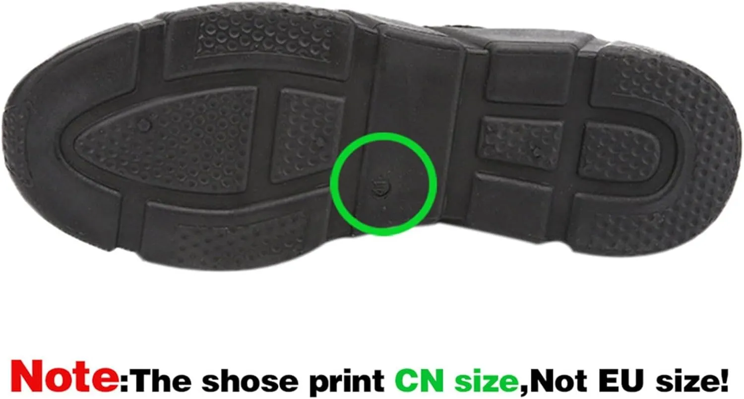 Men's Wide Hiking Shoes Slip on Loafers Trekking Sneakers Comfortable Walking Shoes with Arch Support