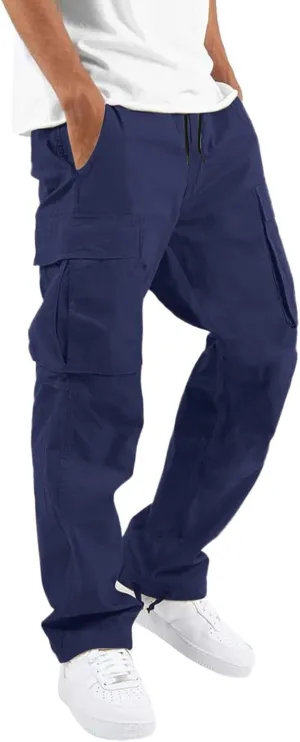 Mens Work Pants Regular fit with Multi Pocket Quick Dry Summer Sport Pants for Men Daily and Cargo wear