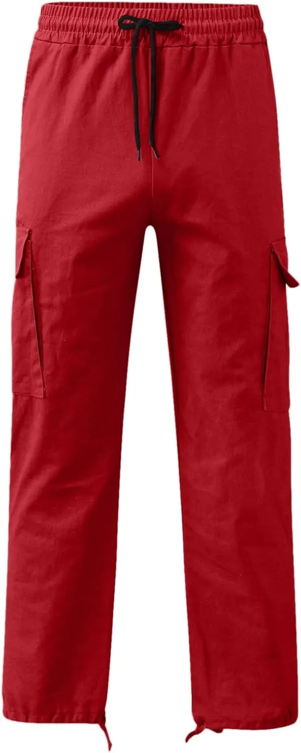 Mens Work Pants Regular fit with Multi Pocket Quick Dry Summer Sport Pants for Men Daily and Cargo wear