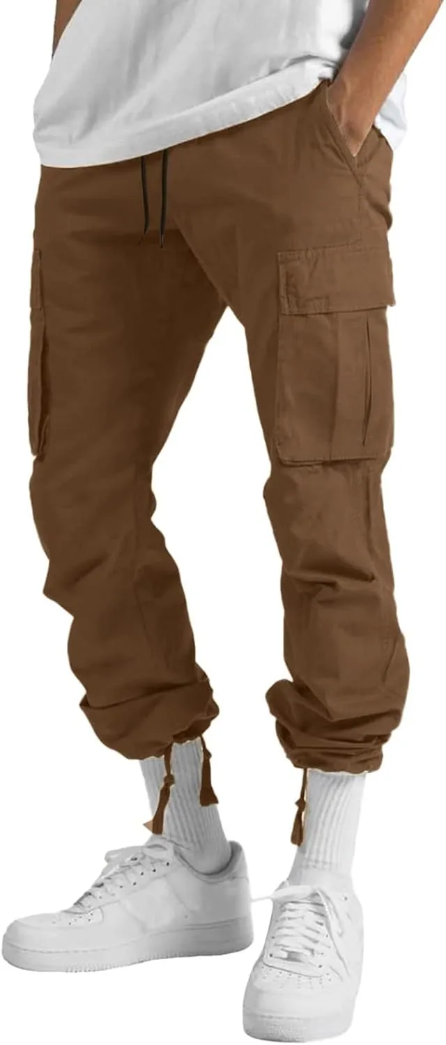 Mens Work Pants Regular fit with Multi Pocket Quick Dry Summer Sport Pants for Men Daily and Cargo wear
