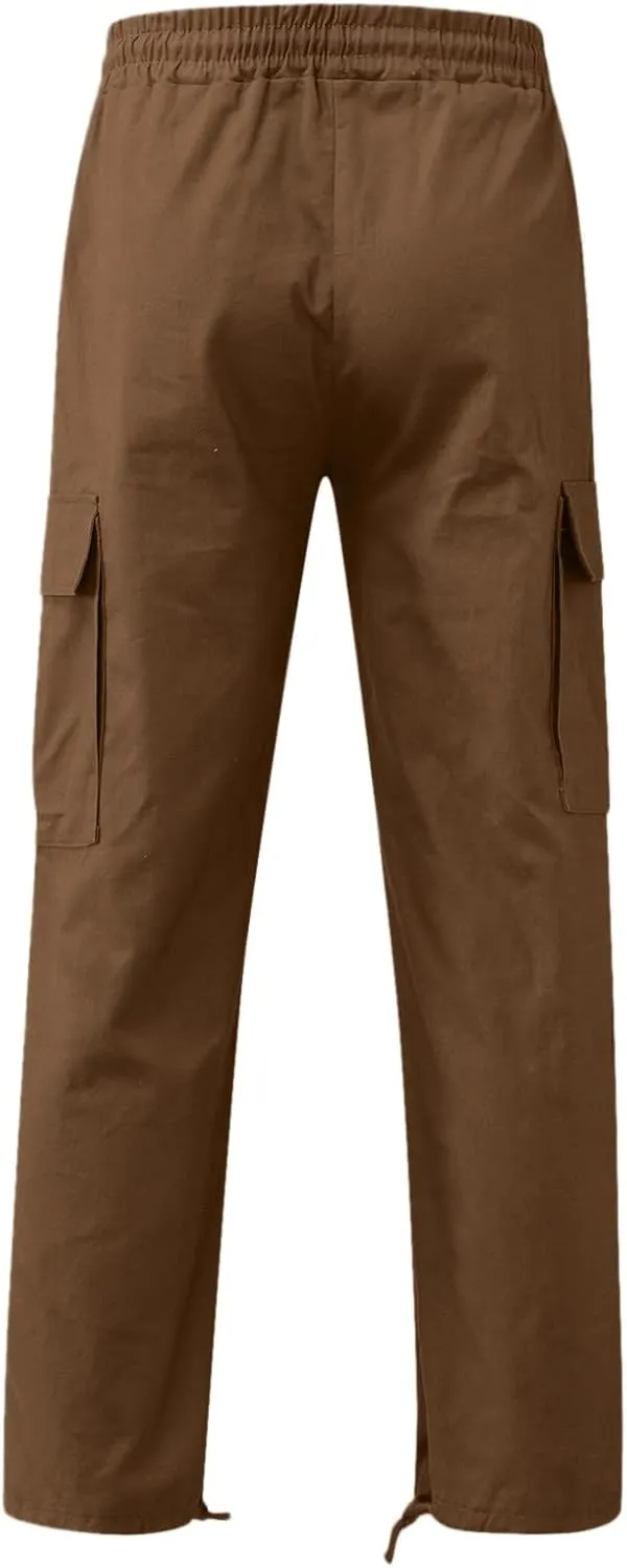 Mens Work Pants Regular fit with Multi Pocket Quick Dry Summer Sport Pants for Men Daily and Cargo wear