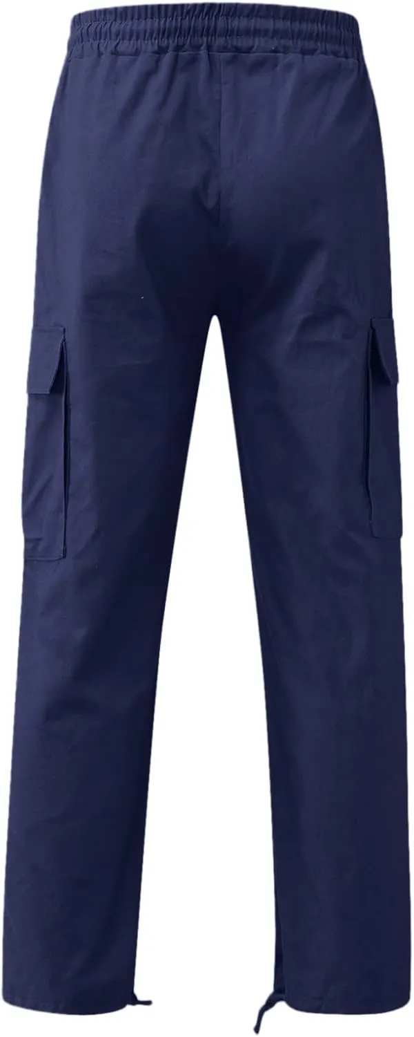 Mens Work Pants Regular fit with Multi Pocket Quick Dry Summer Sport Pants for Men Daily and Cargo wear