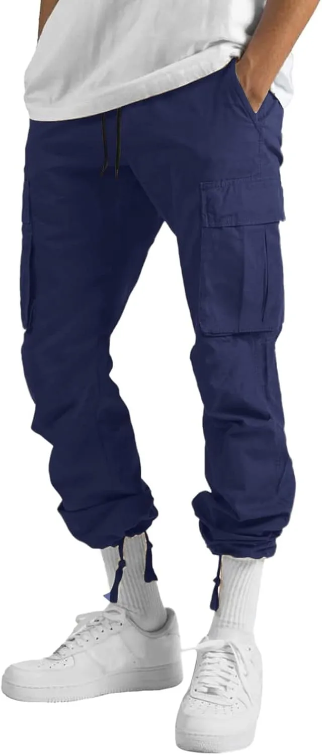 Mens Work Pants Regular fit with Multi Pocket Quick Dry Summer Sport Pants for Men Daily and Cargo wear
