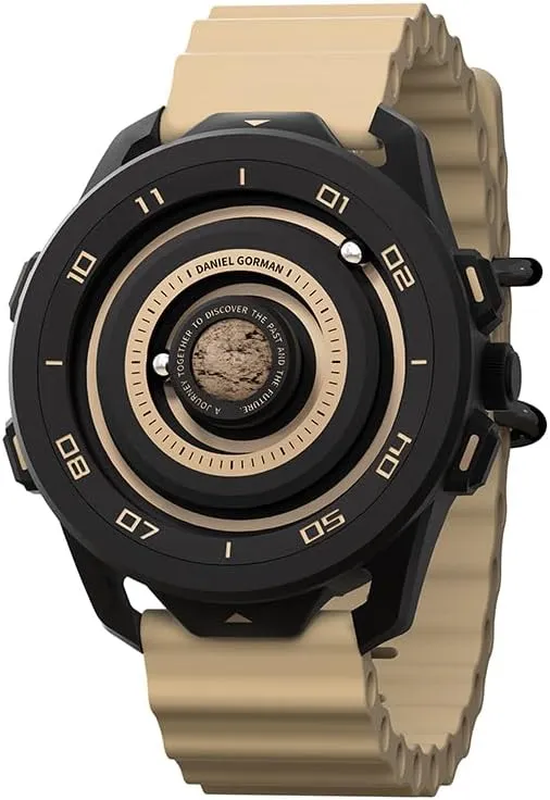 Men's Wrist Watches Unique Swiss Quartz Wrist Watch Business Casual Fashion Wristwatch Waterproof Silicone Strap Watch