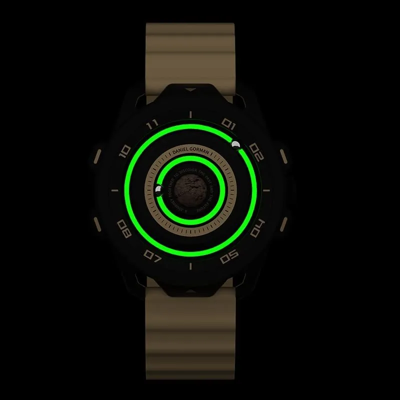 Men's Wrist Watches Unique Swiss Quartz Wrist Watch Business Casual Fashion Wristwatch Waterproof Silicone Strap Watch