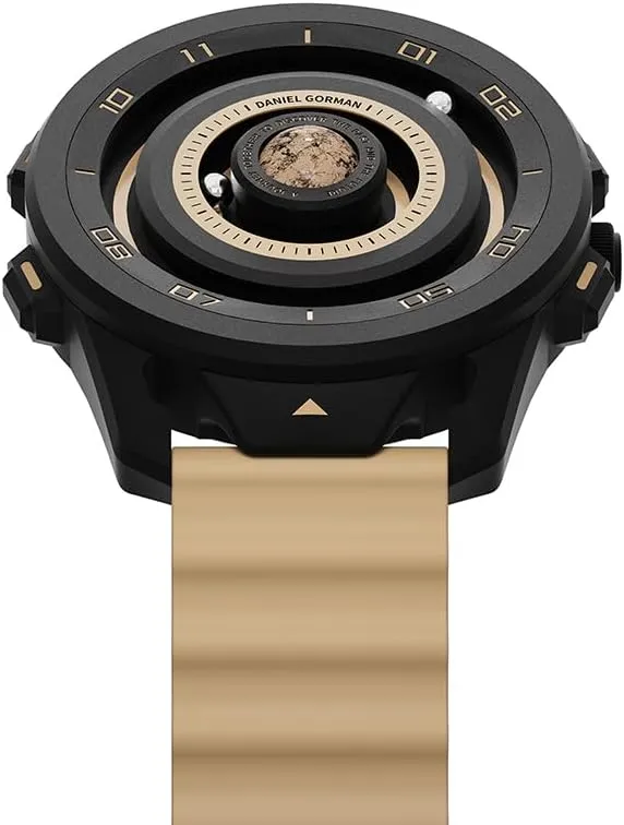 Men's Wrist Watches Unique Swiss Quartz Wrist Watch Business Casual Fashion Wristwatch Waterproof Silicone Strap Watch