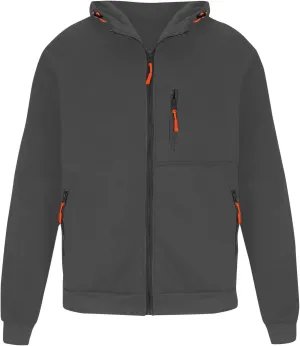 Men's Zip-Up Hoodie Solid Colour Slim Jacket Casual Long Sleeve Pocket Coat Lightweight Warm Tops