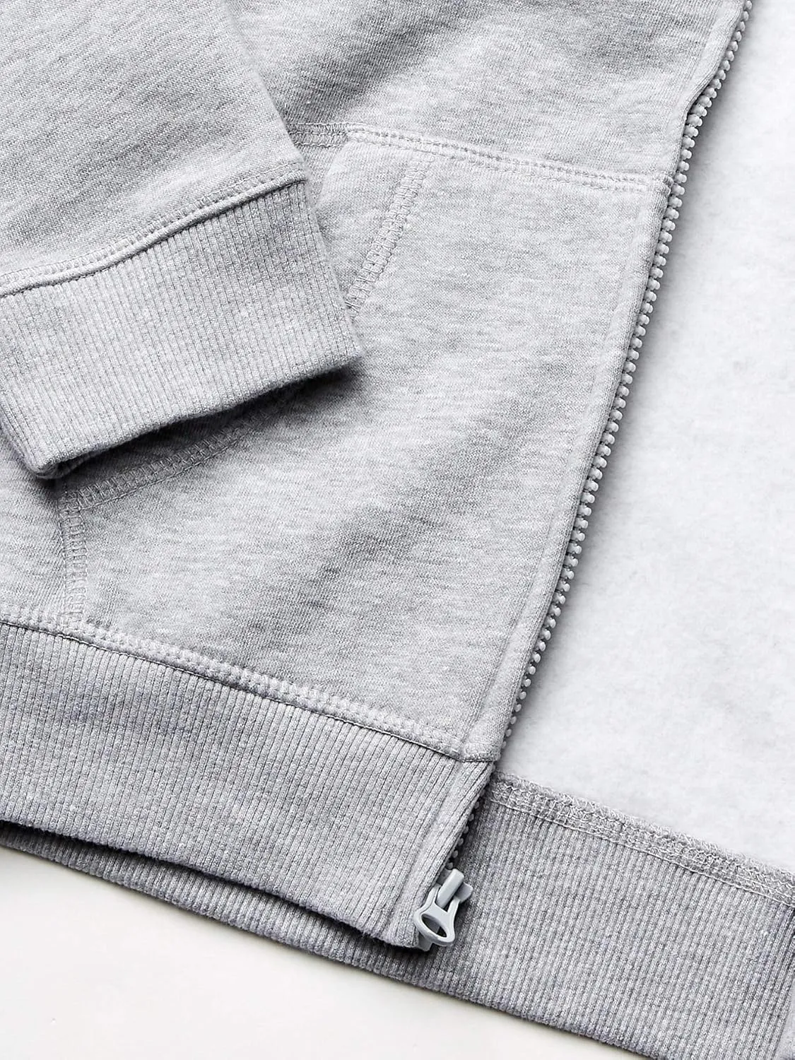 Nautica Boys' Zip Up Hoodie Sweatshirt, Signature Logo Design, Kangaroo Pockets, Made with Lightweight Fleece