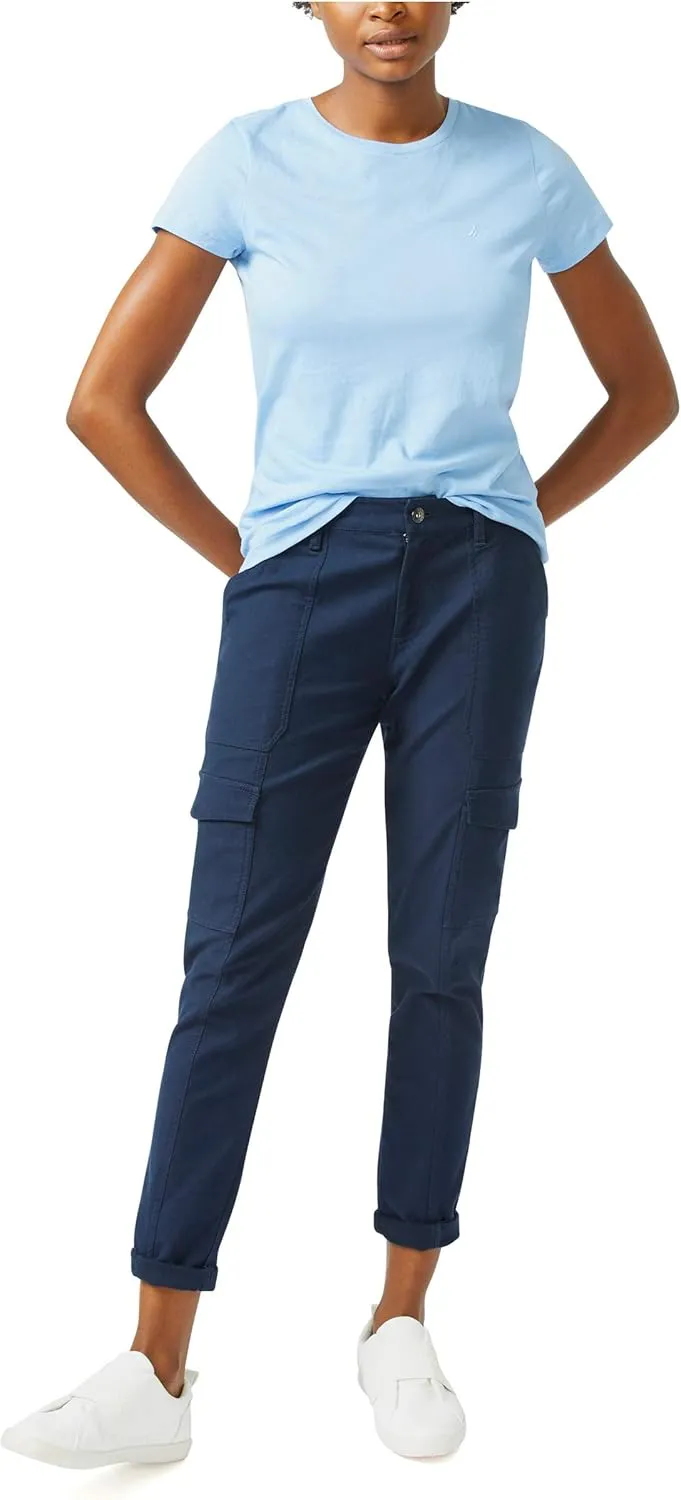 Nautica Women's Classic Fit Crew-Neck J-Class T-Shirt