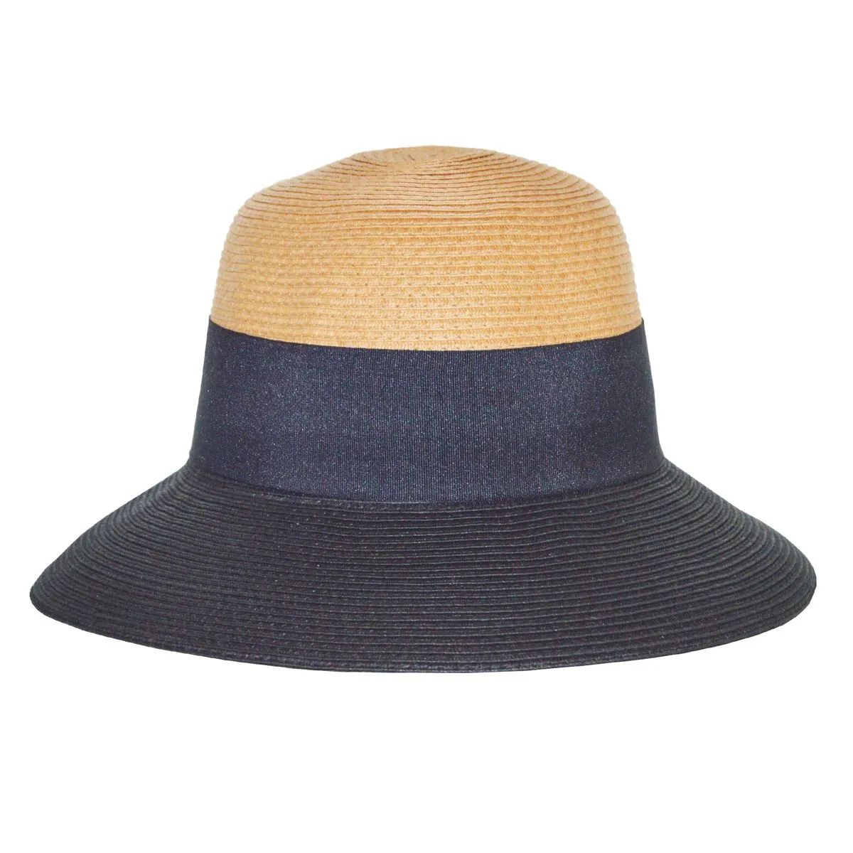 Nina Bucket Sun Hat Black Camel