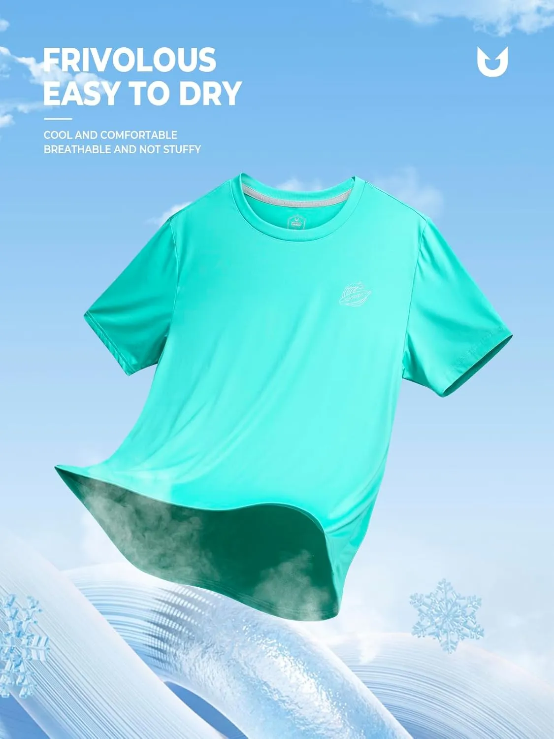 NORTHYARD Men's Athletic Quick Dry Running T-Shirts Workout Active Lightweight Short-Sleeve Shirts Gym Fishing Tee Tops