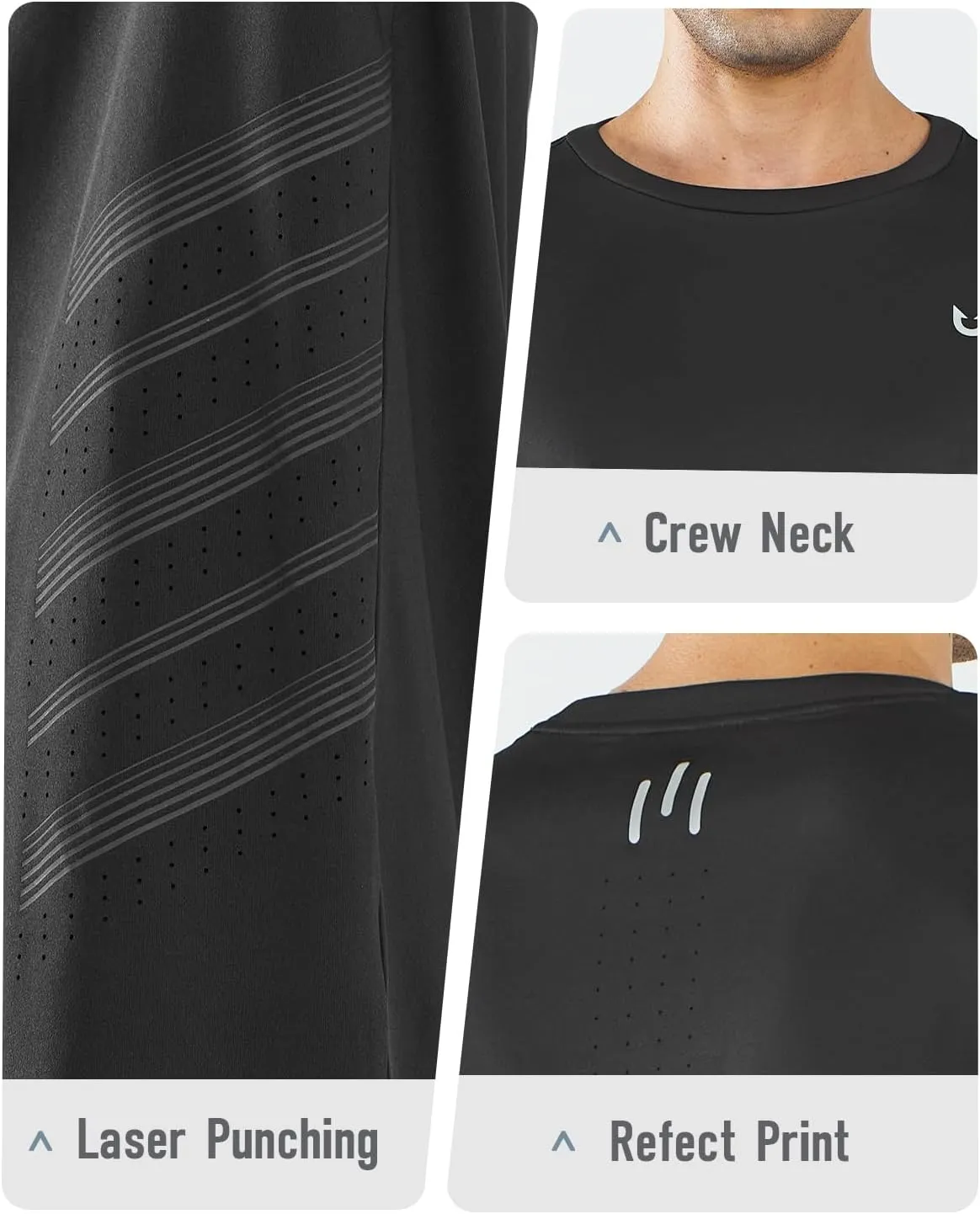 NORTHYARD Mens Long Sleeve Quick Dry Shirts Workout Gym Athletic Running Sun Shirts Tops