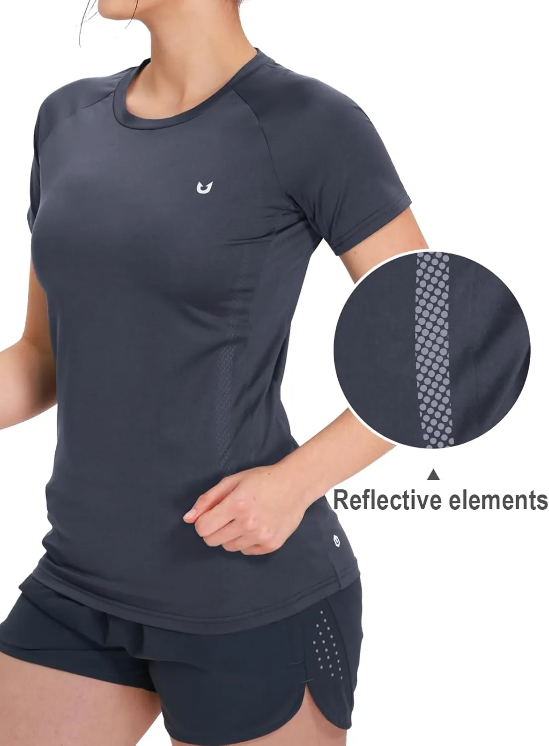 NORTHYARD Women's Short Sleeve Athletic Running Workout Shirts Lightweight Quick Dry Rash Guard Tops Shirts Moisture Wicking