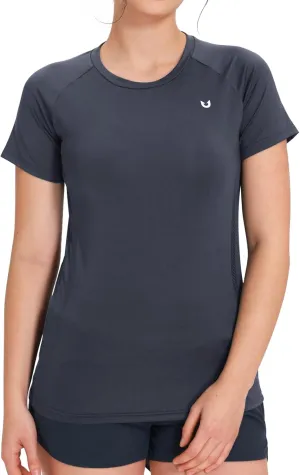 NORTHYARD Women's Short Sleeve Athletic Running Workout Shirts Lightweight Quick Dry Rash Guard Tops Shirts Moisture Wicking