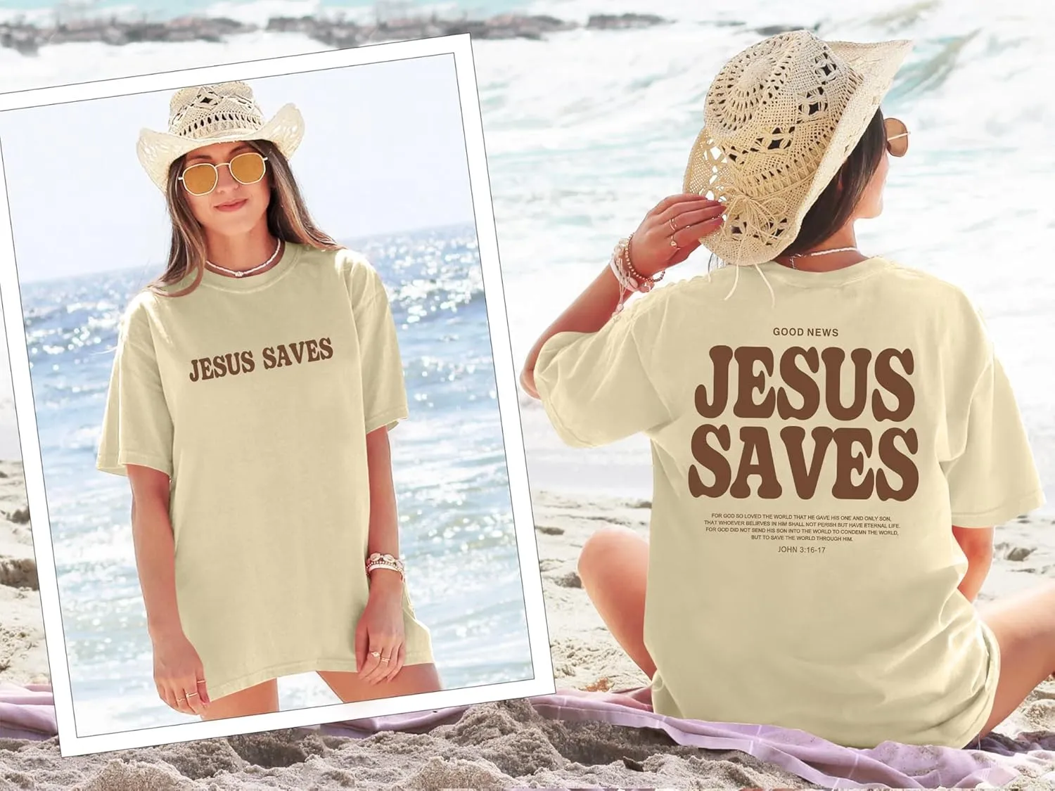 Oversized Tshirts for Women Christian Shirts Faith Over Fear Shirt Short Sleeve Jesus Tees Loose Casual Religious Tops
