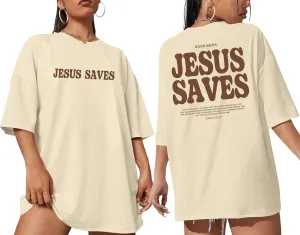 Oversized Tshirts for Women Christian Shirts Faith Over Fear Shirt Short Sleeve Jesus Tees Loose Casual Religious Tops