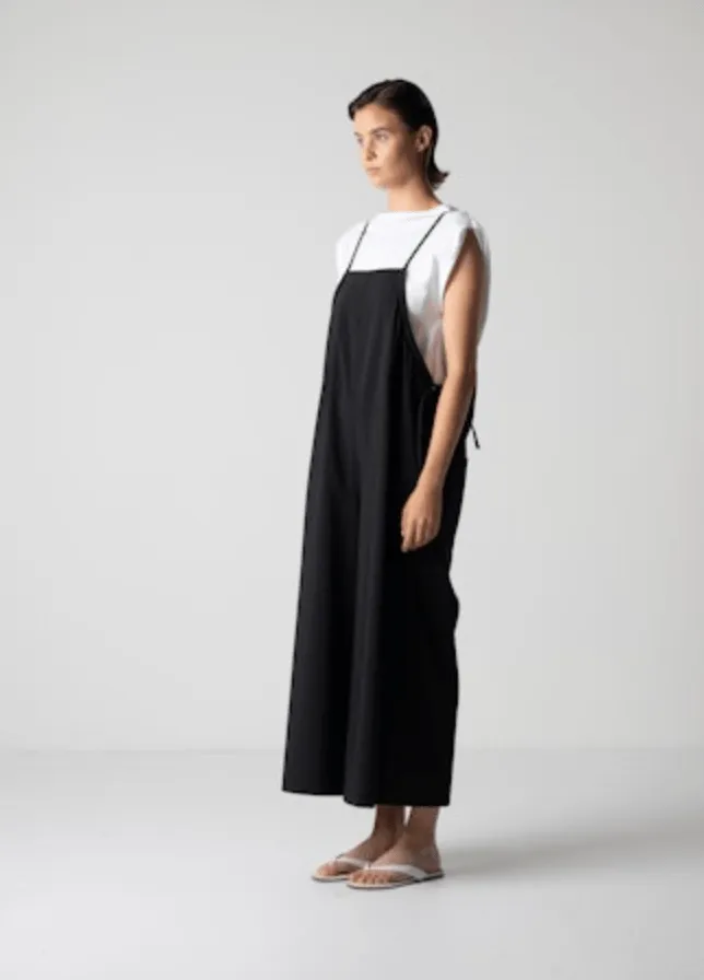 Oversized Wool Overalls
