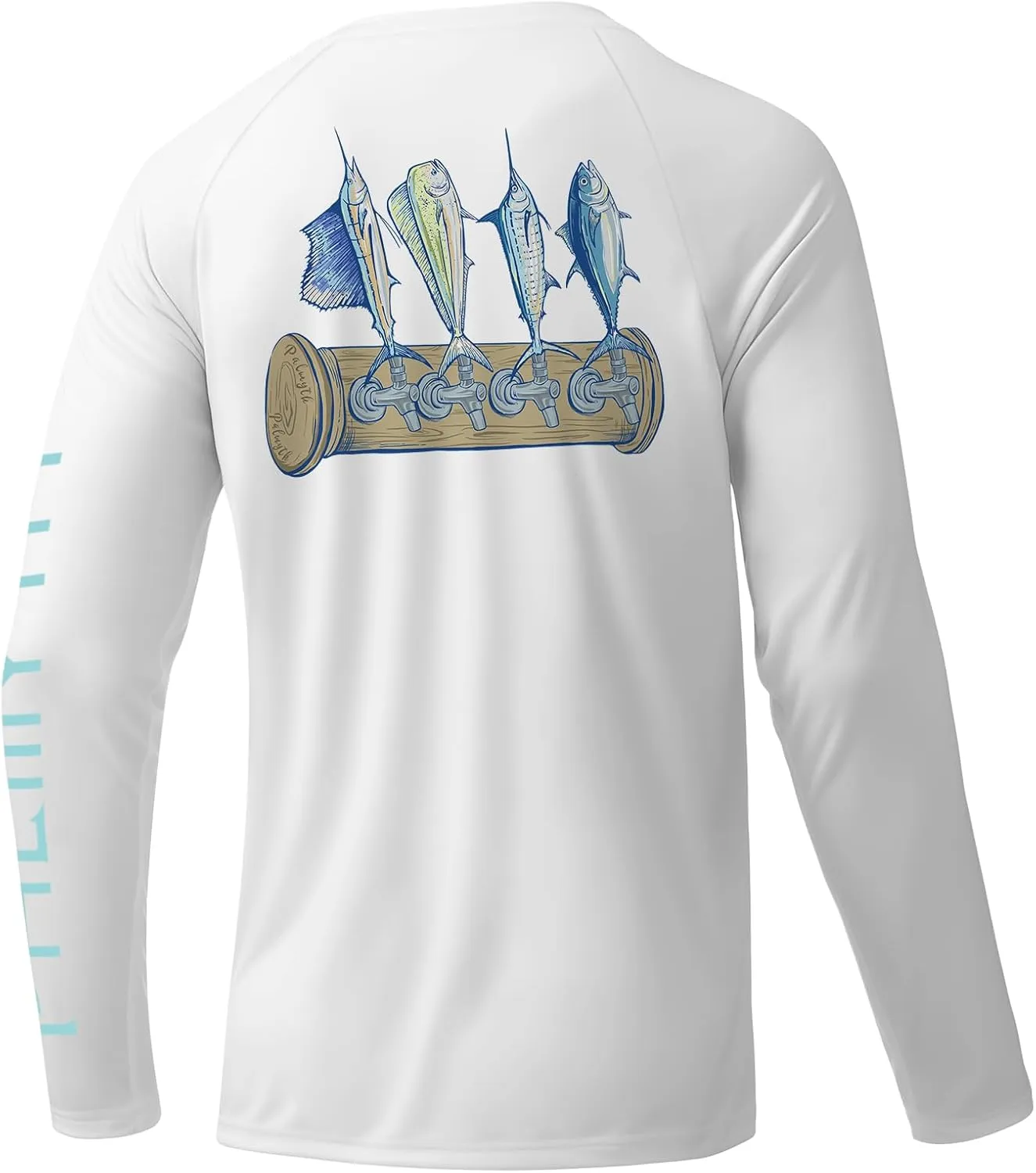 Palmyth Fishing Shirts for Men Long Sleeve UPF 50  Sun Protection UV T Shirt Tee