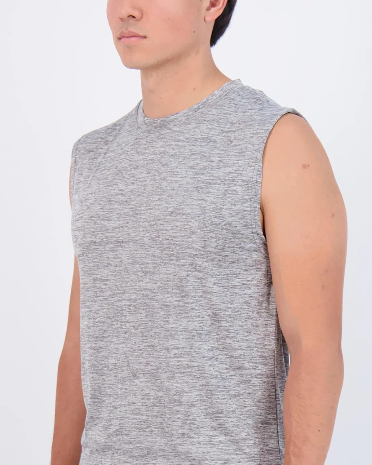 Real Essentials 3 & 5 Pack: Men's Dry-Fit Active Muscle Tank Top - Standard and Big & Tall Sizes (S-5XLT)