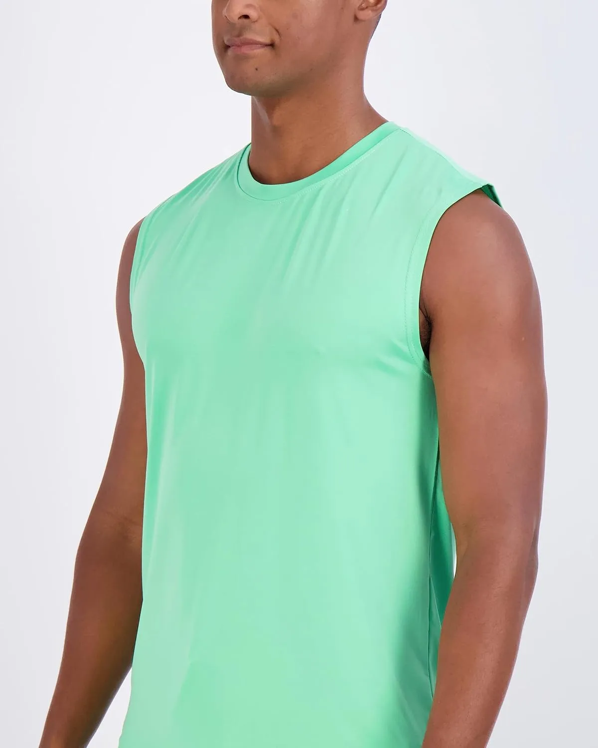Real Essentials 3 & 5 Pack: Men's Dry-Fit Active Muscle Tank Top - Standard and Big & Tall Sizes (S-5XLT)
