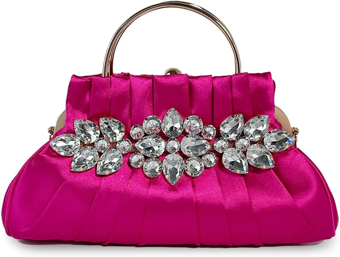 Rhinestone Purse Women's Evening Bag Evening Clutch Handbag Phone Bag for Christmas Party Wedding Day Night