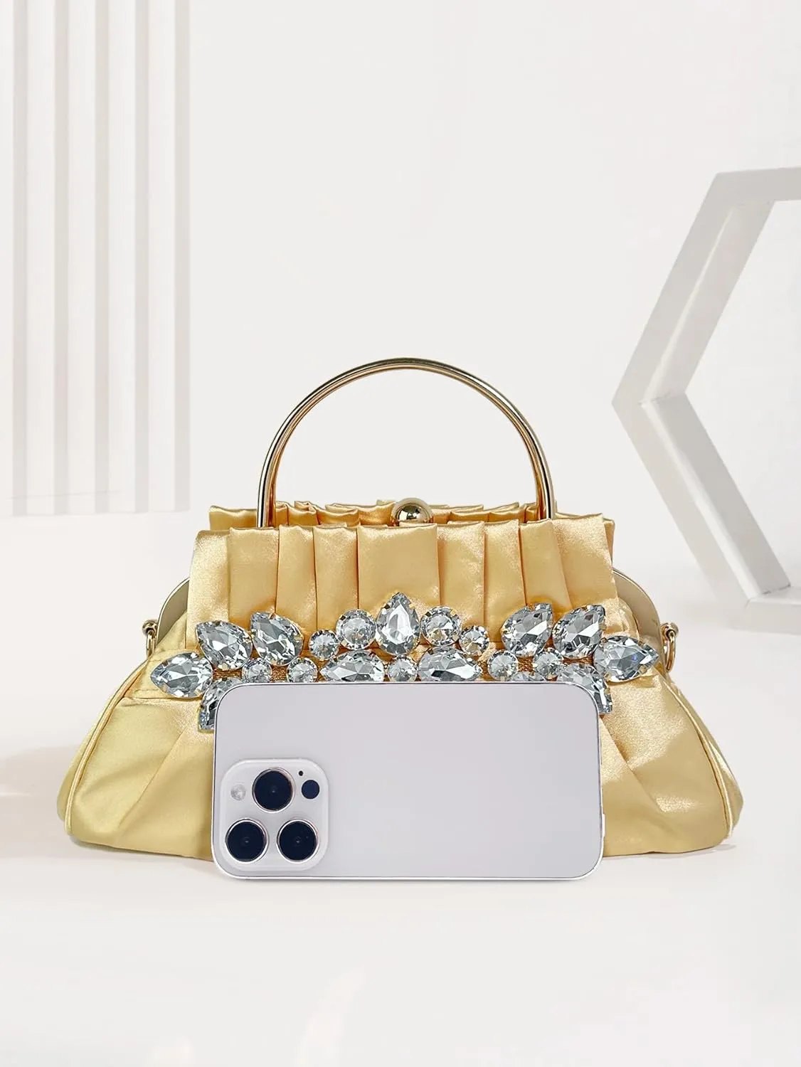 Rhinestone Purse Women's Evening Bag Evening Clutch Handbag Phone Bag for Christmas Party Wedding Day Night