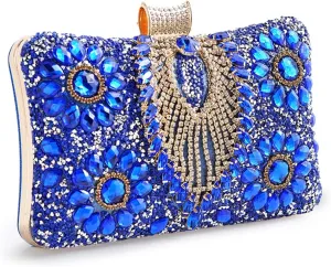 Rhinestone Purse Women's Evening Bag Evening Clutch Silver Vintage Handbag Phone Bag for Party Wedding Date Night