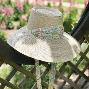 Sherbet Floral Hat Scarf