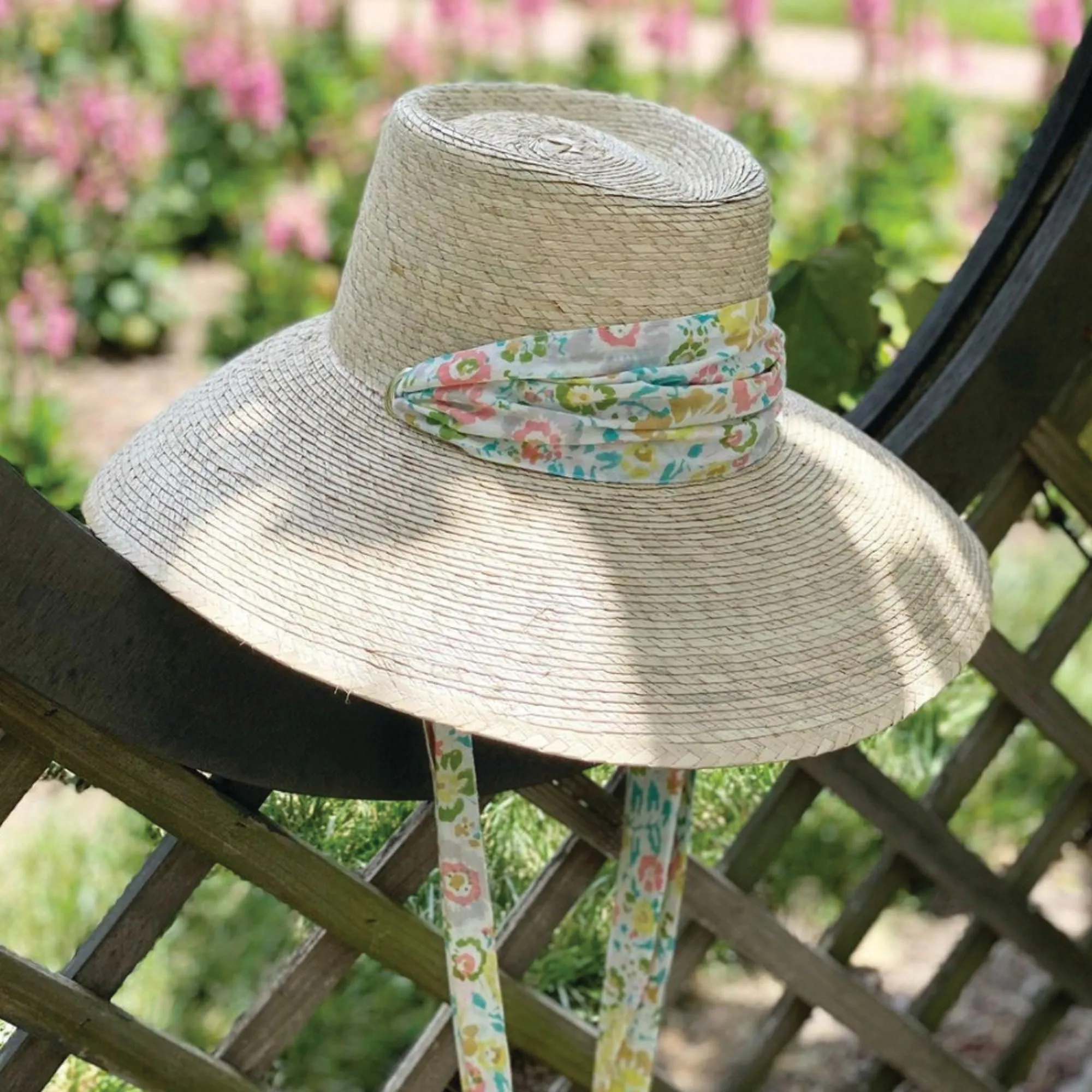 Sherbet Floral Hat Scarf