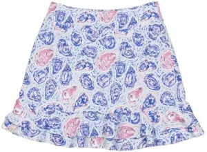 Simply Southern Women's Skort with Ruffled Hem - Designer Prints - Adult