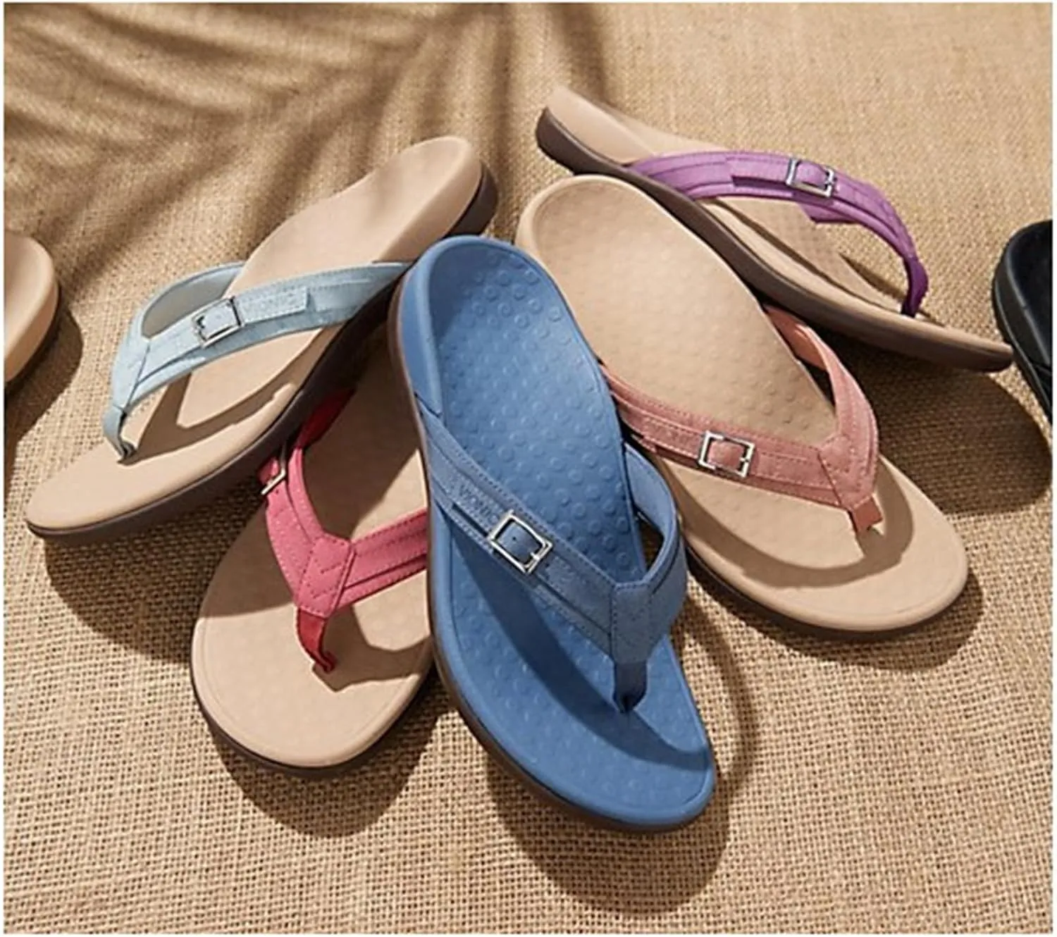 Slippers for Women Comfortable Loafers Casual Round Toe Wild Driving Flats Soft Walking Shoes Women Slip On Sandals