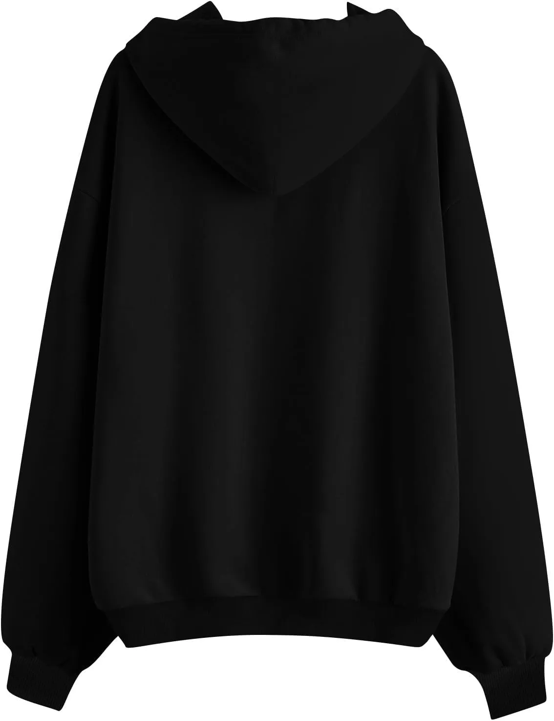 slqdgmryz Womens Zip Up Hoodies Oversized Fleece Jacket Winter Plain Y2k Hoodie Drawstring Hooded Sweatshirt with Pockets
