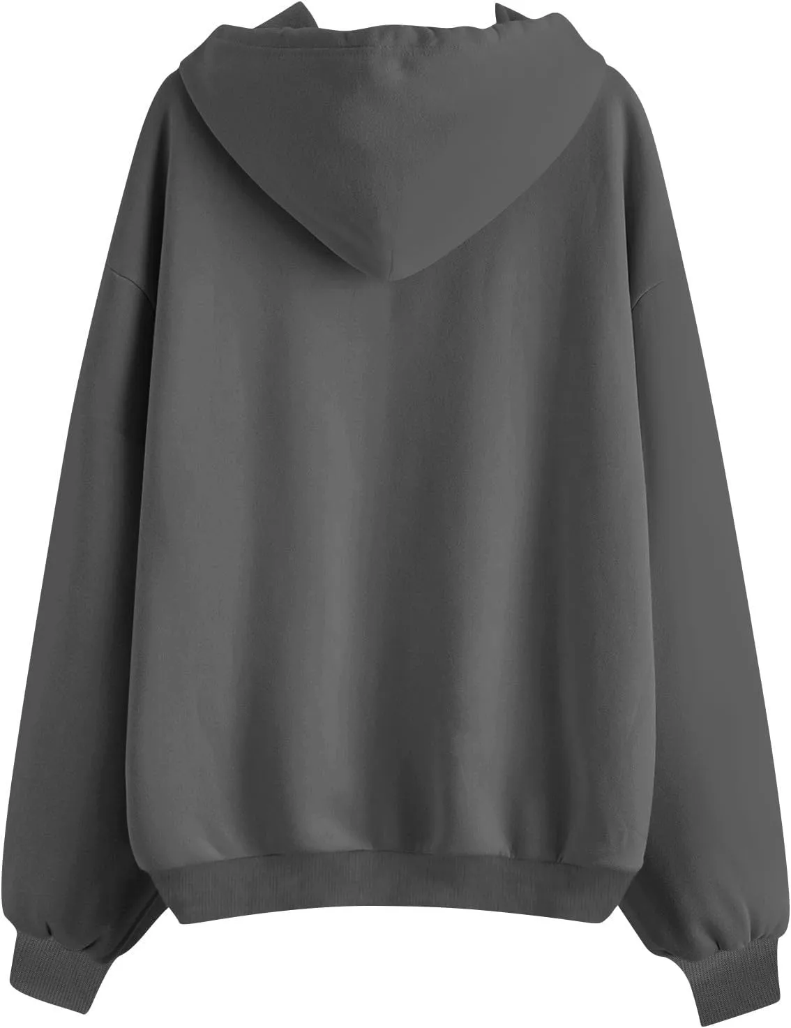 slqdgmryz Womens Zip Up Hoodies Oversized Fleece Jacket Winter Plain Y2k Hoodie Drawstring Hooded Sweatshirt with Pockets