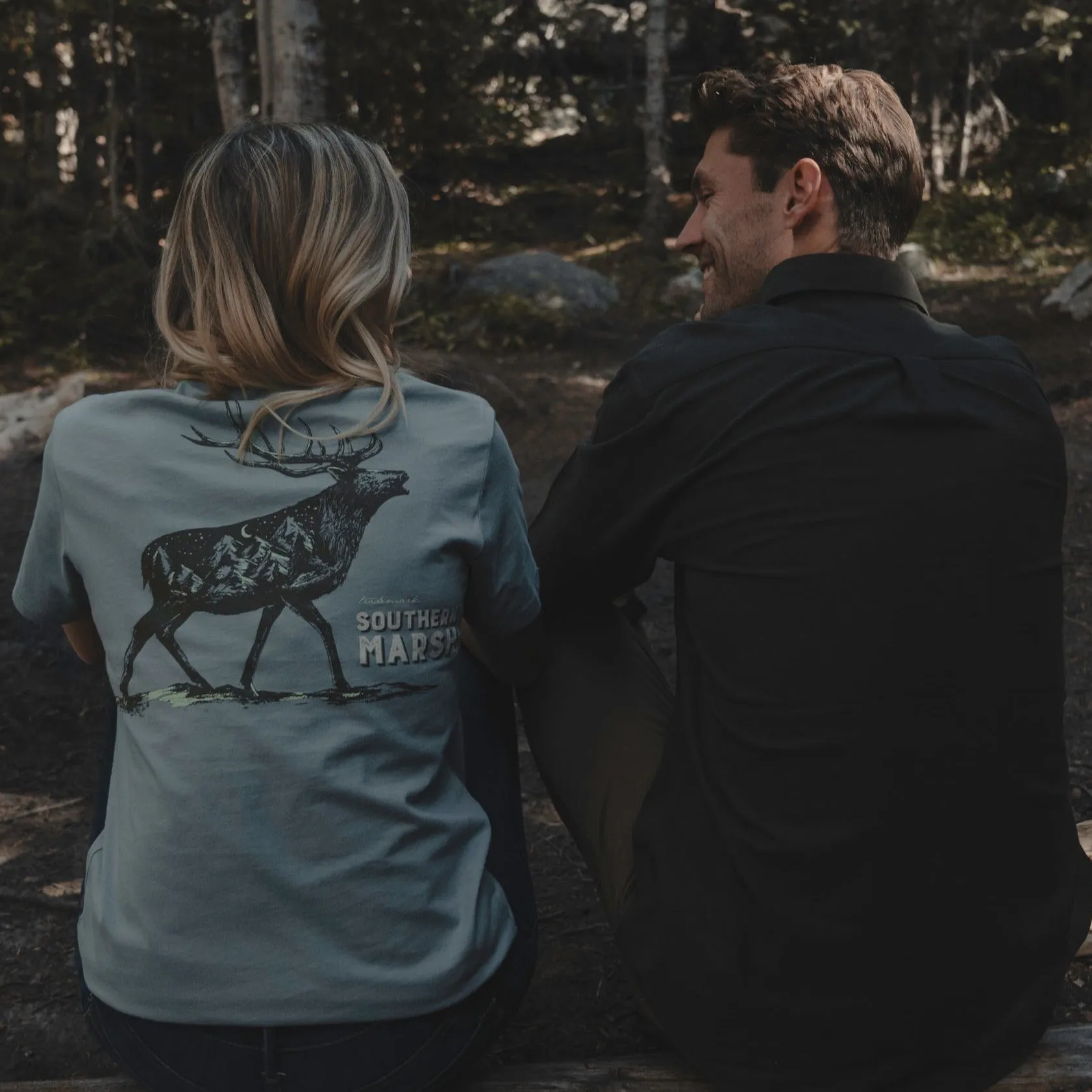 Starry Silhouette Tee - Elk