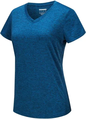 TACVASEN Women's Short Sleeve Running Shirts Lightweight Quick Dry T-Shirts Outdoor Hiking Tops