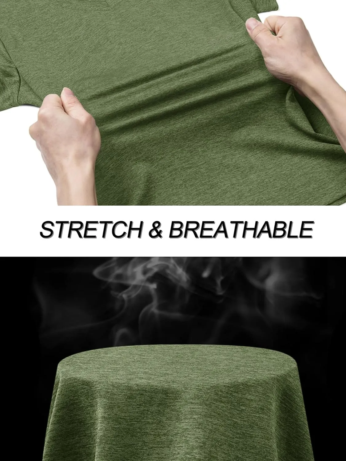 TACVASEN Women's Short Sleeve Running Shirts Lightweight Quick Dry T-Shirts Outdoor Hiking Tops