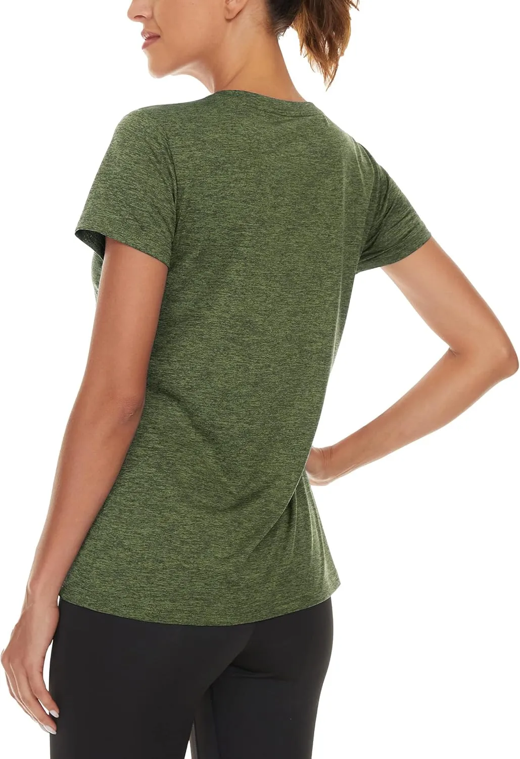 TACVASEN Women's Short Sleeve Running Shirts Lightweight Quick Dry T-Shirts Outdoor Hiking Tops
