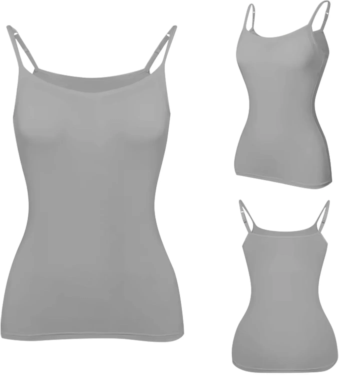 Tank Tops for Women 2025 Built in Bra Workout Yoga Gym Cami Square Neck Sleeveless Low Cut Corset Sexy Under Wear