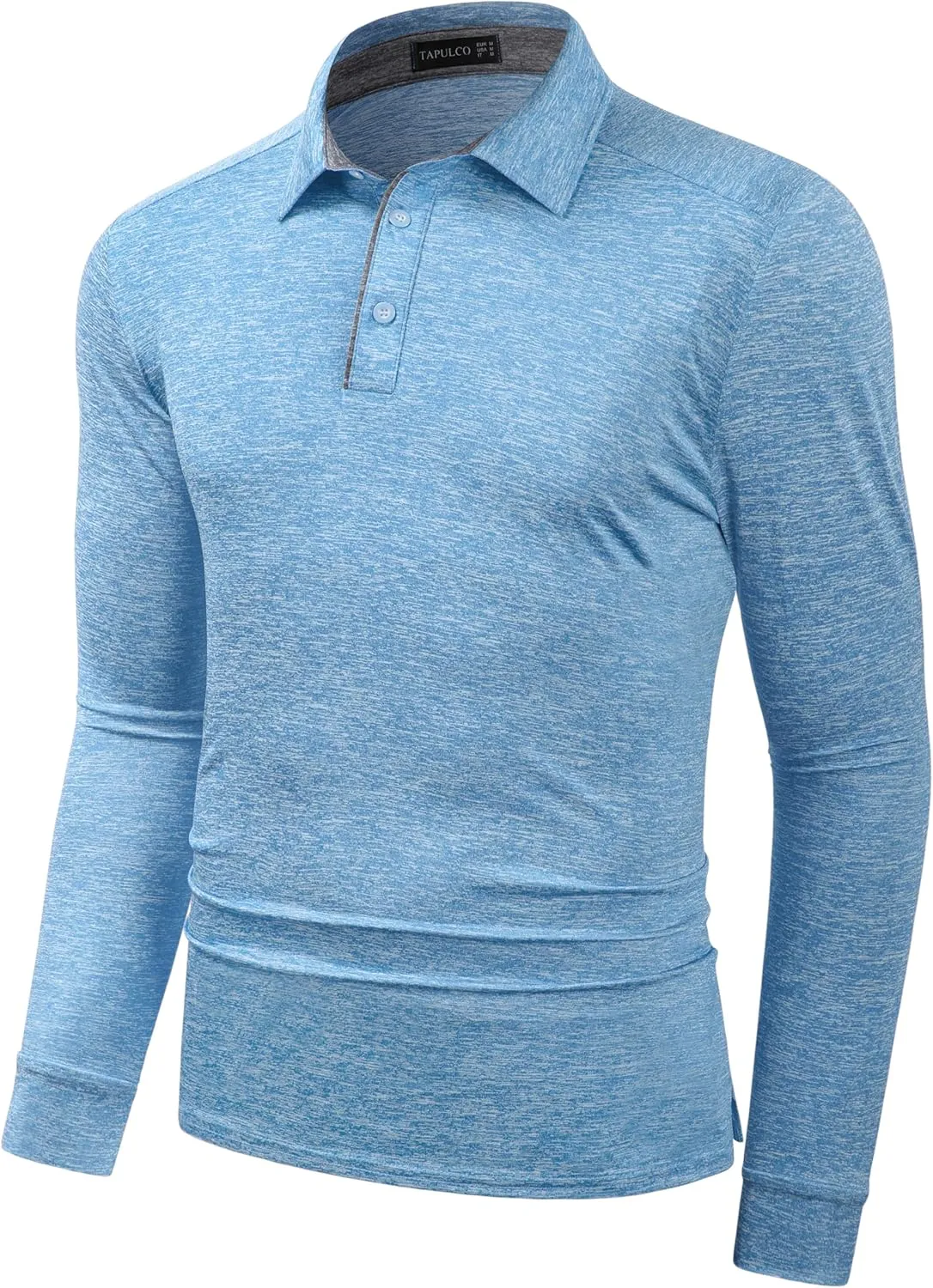 TAPULCO Mens Quick Dry Golf Shirts Casual Athletic Stretch Sports Polo Collared T-Shirts