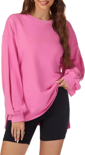 Taurus Womens Oversized Sweatshirts Crew Neck Pullover Sweaters Casual Comfy Fall Fashion Lantern Long Sleeve Tops