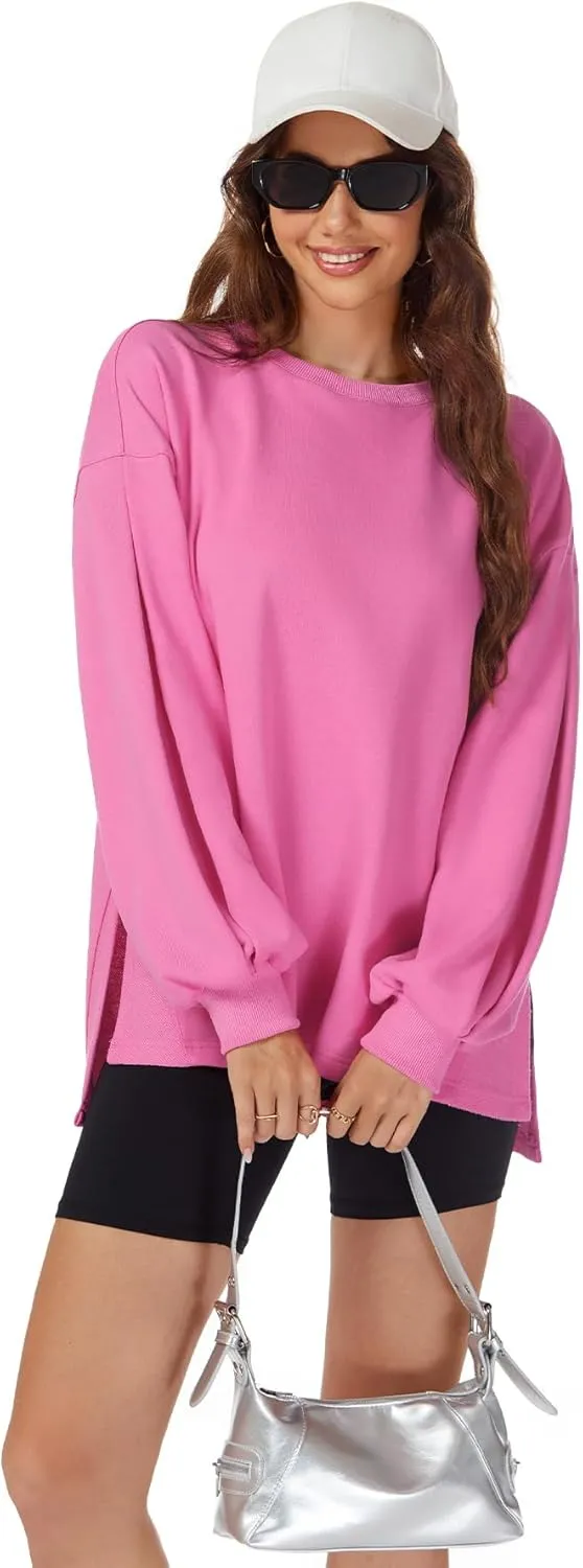Taurus Womens Oversized Sweatshirts Crew Neck Pullover Sweaters Casual Comfy Fall Fashion Lantern Long Sleeve Tops