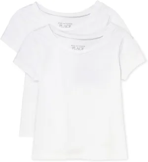 The Children's Place Baby Girls Basic Layering Short Sleeve Tee