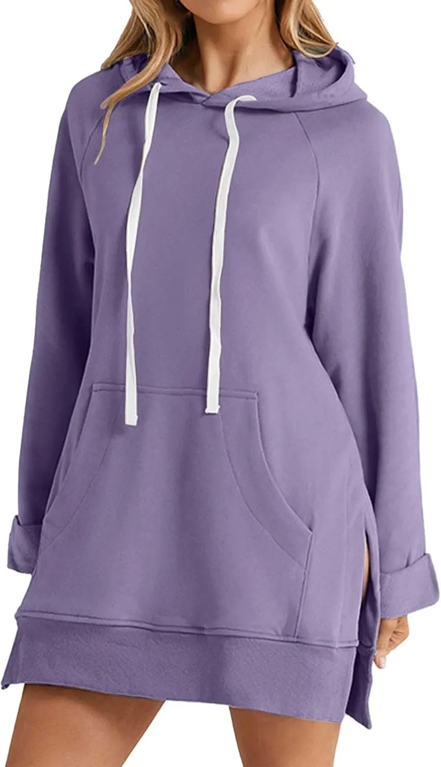 The Warmy Oversized Hoodie Dress for Womens Hoodies Pullover Long Sleeve Hoodies with Pocket