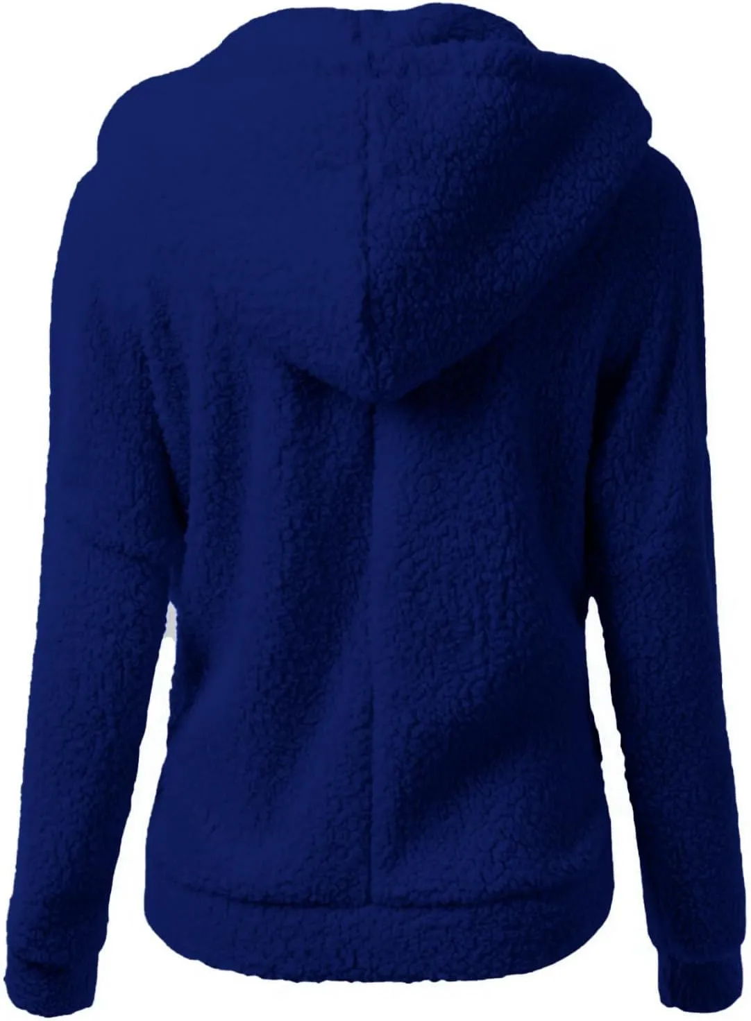 TIMIFIS Oversized Sherpa Jacket Women Winter Fleece Hoodies Fashion Zipper Fuzzy Coats Soft Warm Outerwear with Pockets